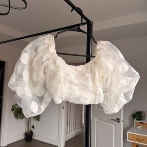 Zara Textured Crop Top